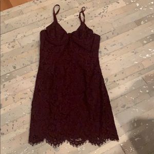 Wine Tobi Dress
